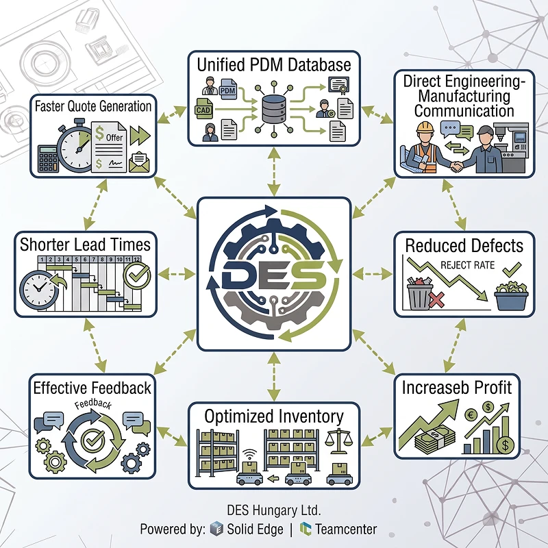 Solutions for custom part manufacturers diagram